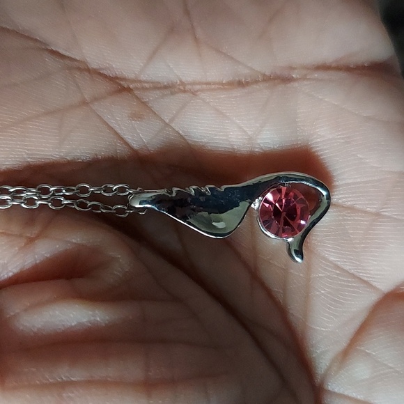 Angel Wing Pink Zirconia Set - Picture 9 of 9